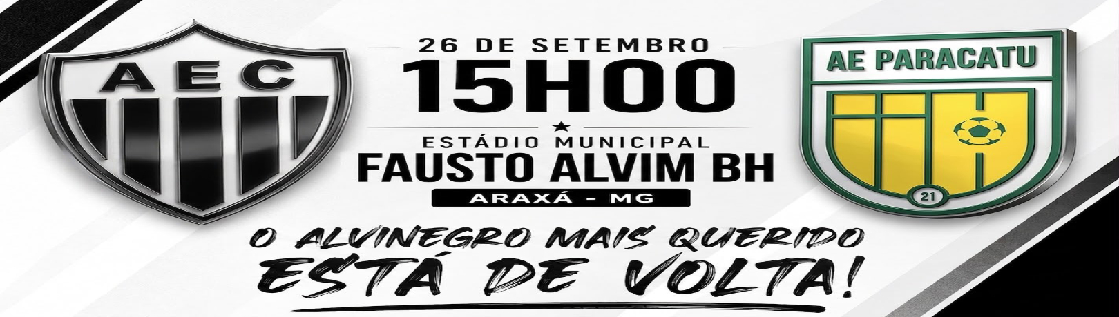 Capa ARAXÁ X PARACATU - ESTADIO FAUSTO ALVIM