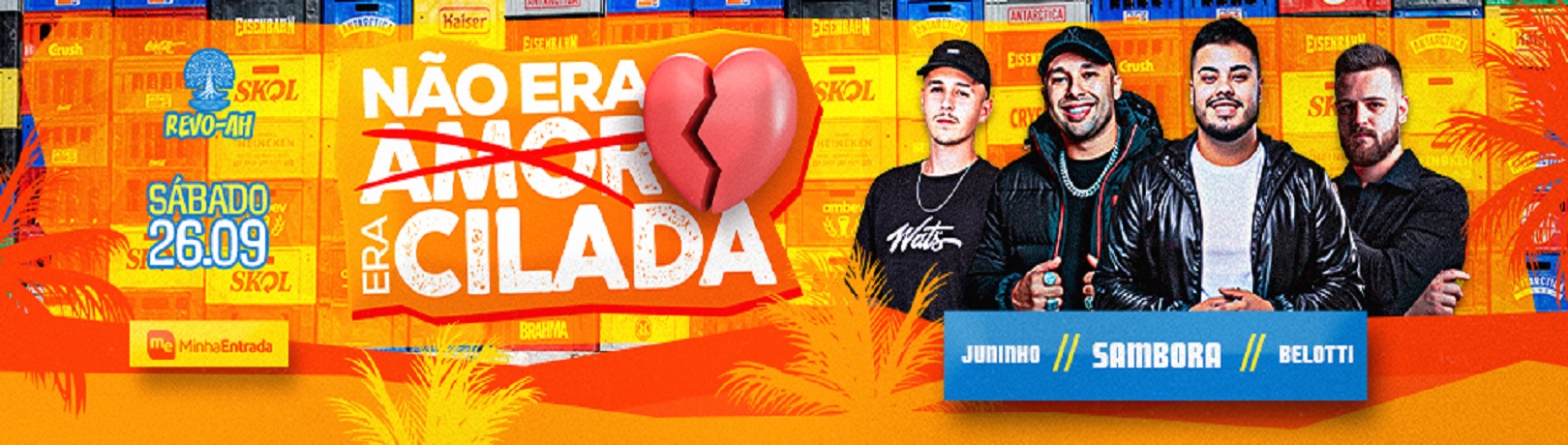Capa NÃO ERA AMOR ERA CILADA: NA REVOAH 26.09