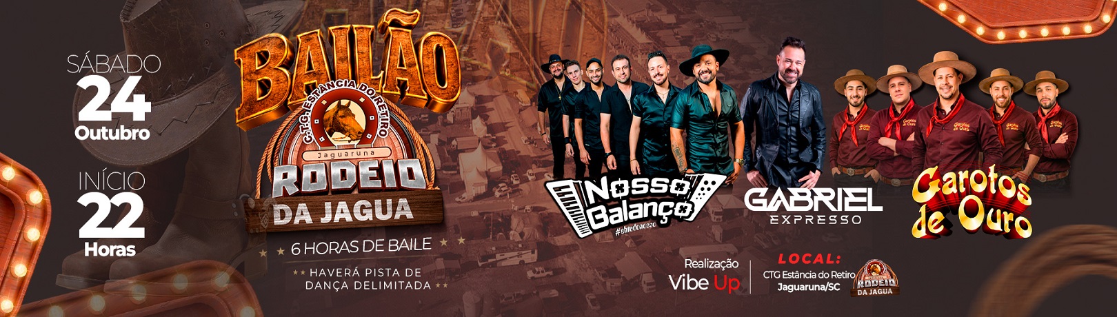 Capa BAILÃO DE RODEIO - CTG DA JAGUA 
