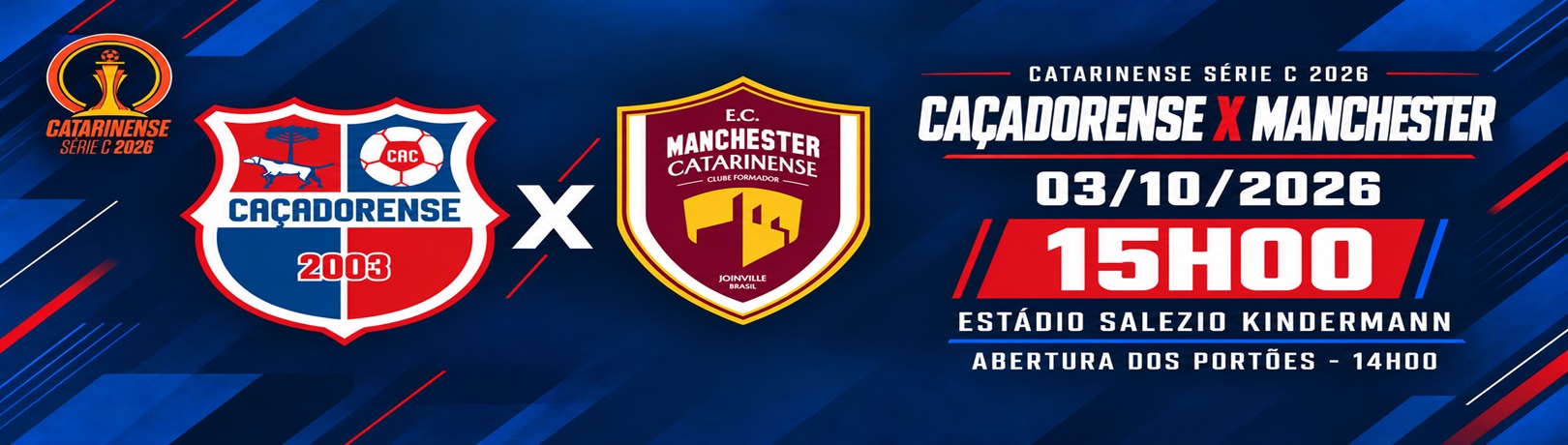 Capa CAÇADORENSE X MANCHESTER 