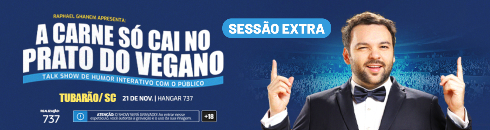 Capa SESSÃO EXTRA RAPHAEL GHANEM NA HANGAR 737 EM TUBARÃO