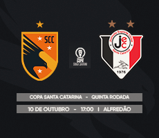 Miniatura SANTA CATARINA VS JOINVILLE - COPA SANTA CATARINA - QUINTA RODADA