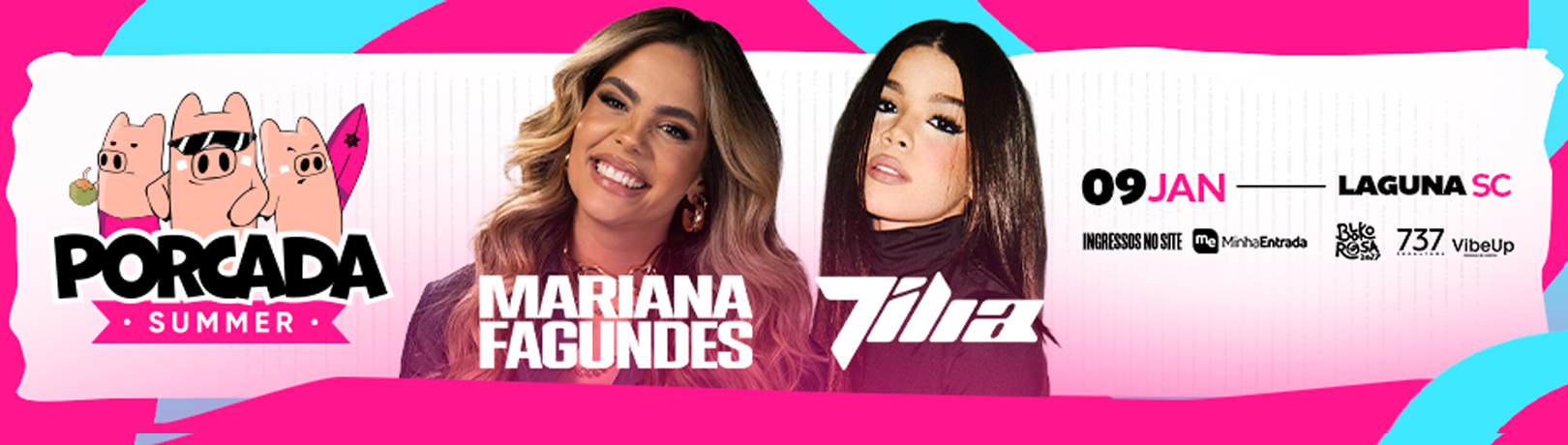 Capa PORCADA SUMMER COM MARIANA FAGUNDES E TÍLIA 