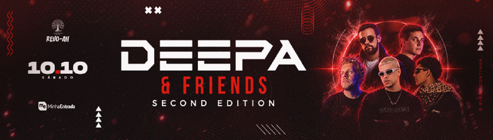 Capa DEEPA E FRIENDS NA REVOAH 10.10