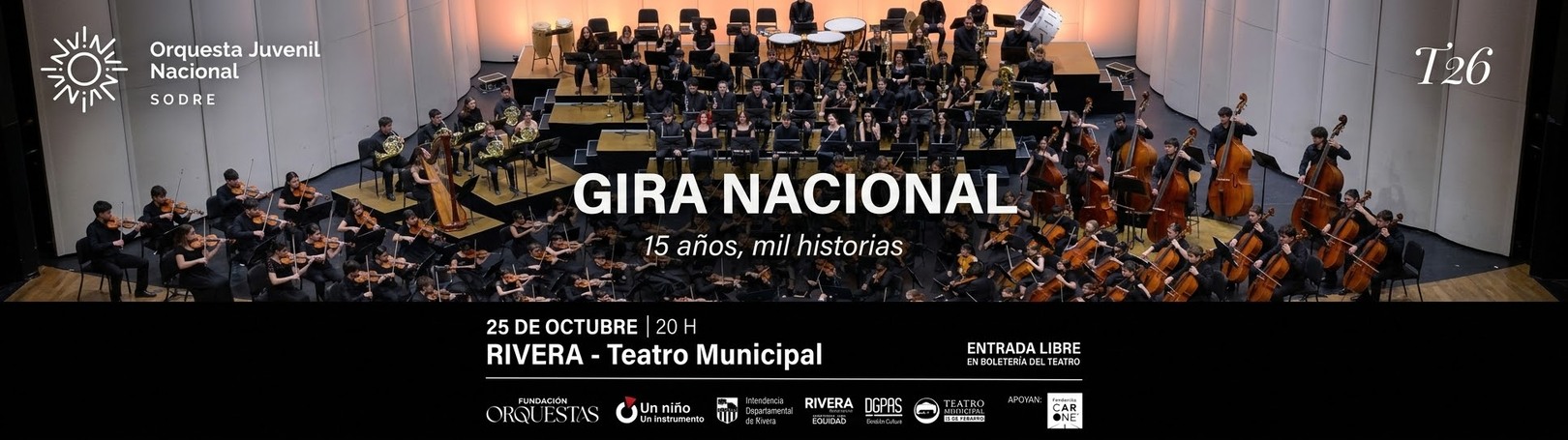 Capa GIRA NACIONAL ORQUESTA JUVENIL NACIONAL 
