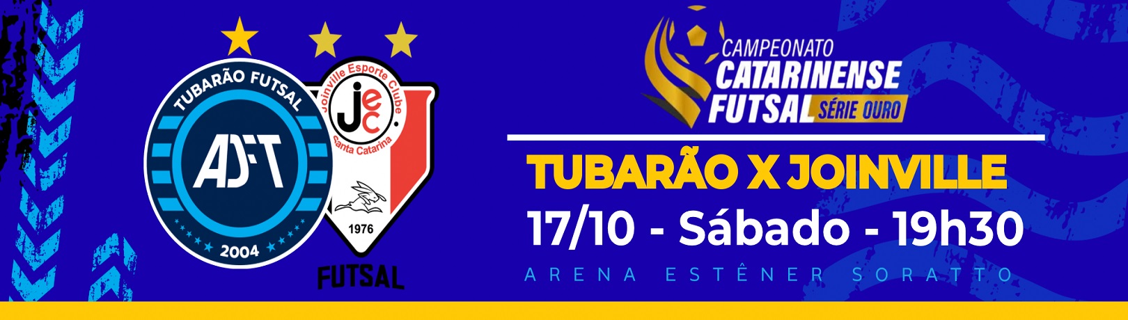Capa TUBARÃO FUTSAL X JOINVILLE FUTSAL 17.10