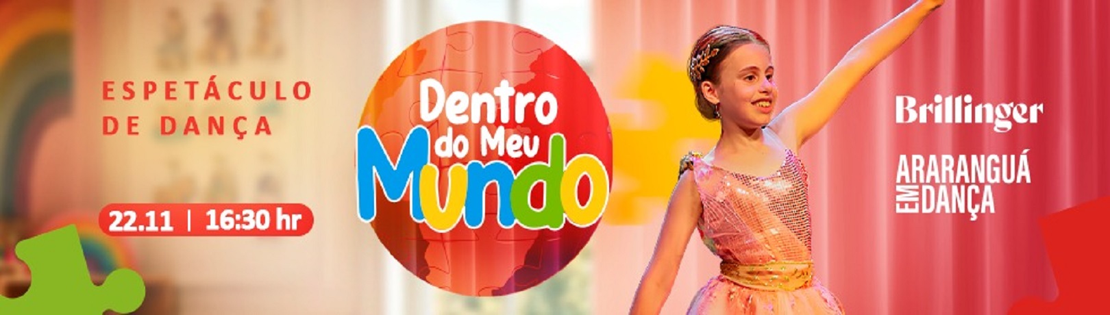 Capa ESPETÁCULO DE DANÇA: DENTRO DO MUNDO NO TEATRO ELIAS ANGELONI