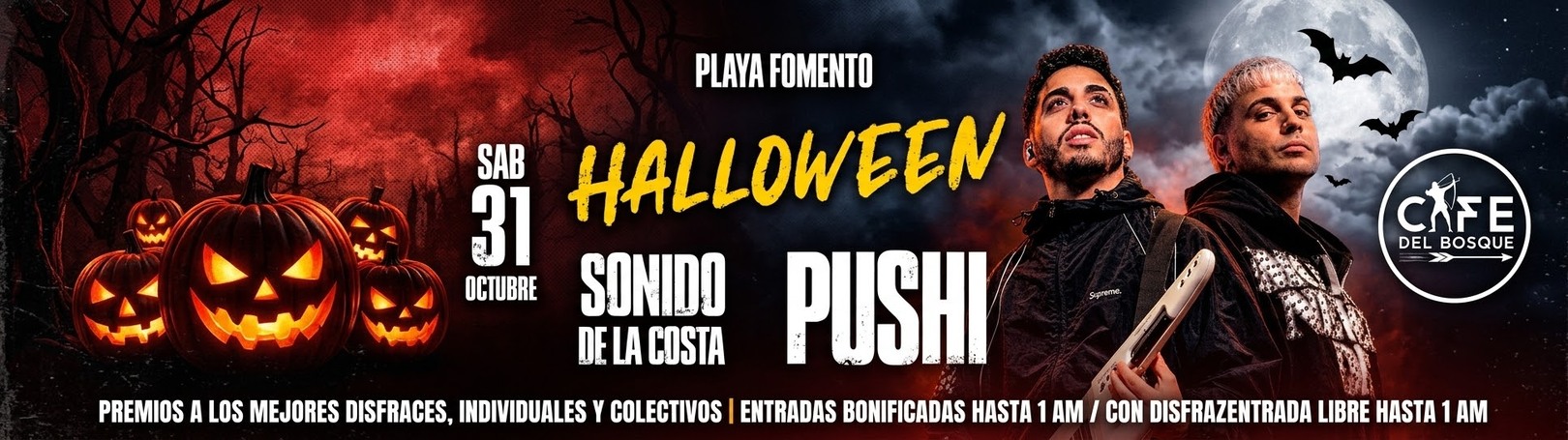 Capa HALLOWEEN CAFÉ DEL BOSQUE 2026